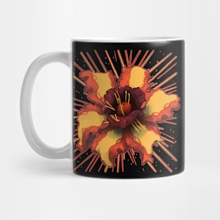 Flower illustration Mug